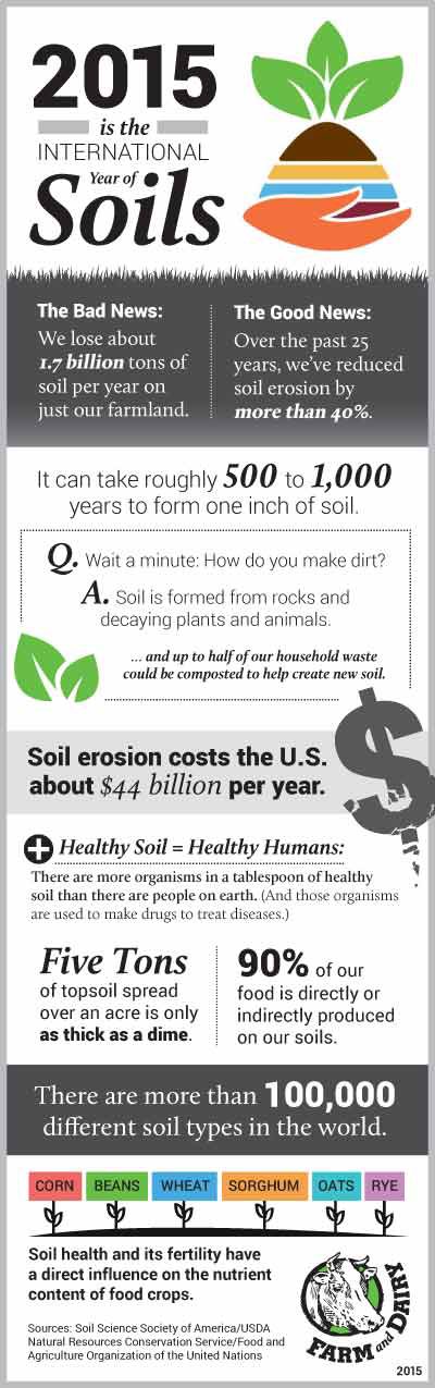 2015 is the International Year of Soils (Infographic) - Farm and Dairy